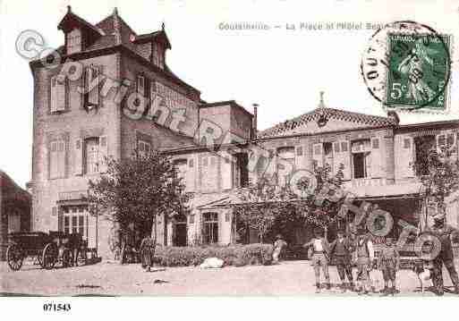 Ville de AGONCOUTAINVILLE, carte postale ancienne