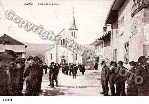 Ville de ALBENS, carte postale ancienne