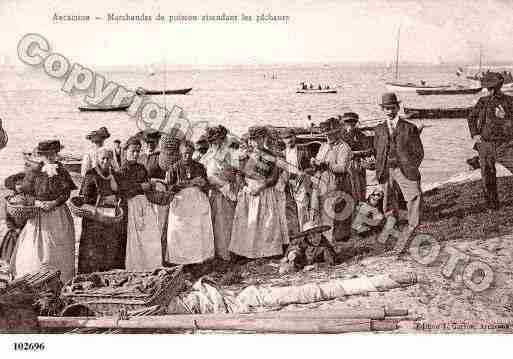 Ville de ARCACHON, carte postale ancienne