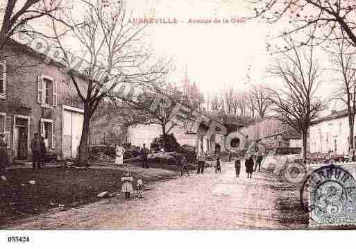 Ville de AUBREVILLE, carte postale ancienne