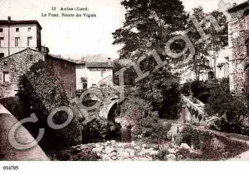 Ville de AULAS, carte postale ancienne