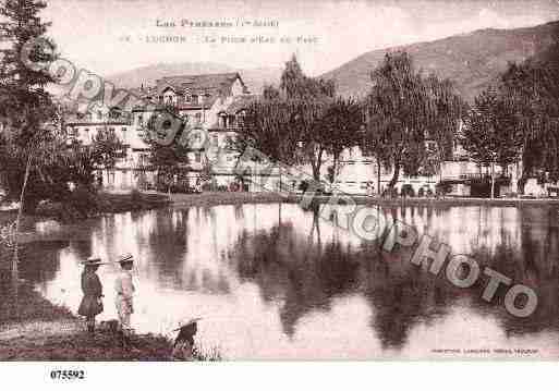 Ville de BAGNERESDELUCHON, carte postale ancienne