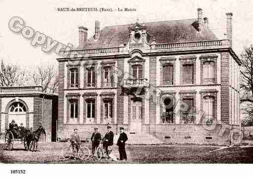 Ville de BAUXDEBRETEUIL(LES), carte postale ancienne