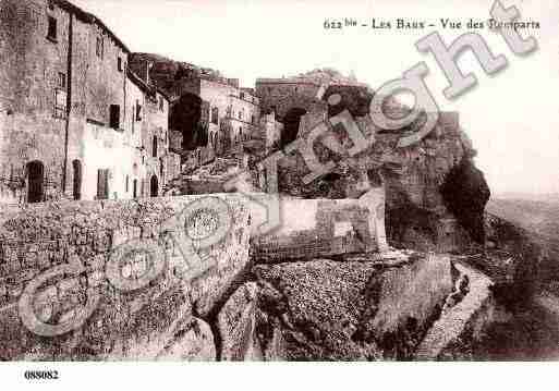 Ville de BAUXDEPROVENCE(LES), carte postale ancienne