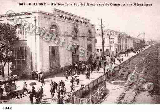 Ville de BELFORT, carte postale ancienne