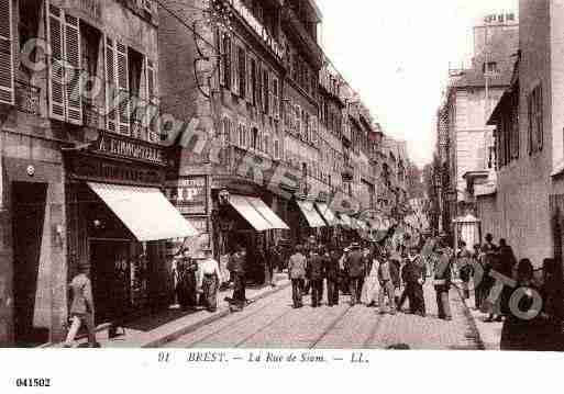 Ville de BREST, carte postale ancienne