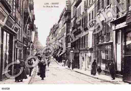 Ville de BREST, carte postale ancienne