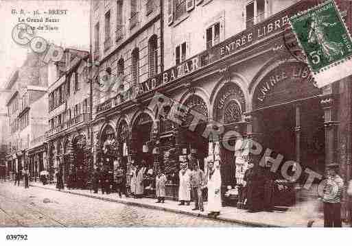 Ville de BREST, carte postale ancienne