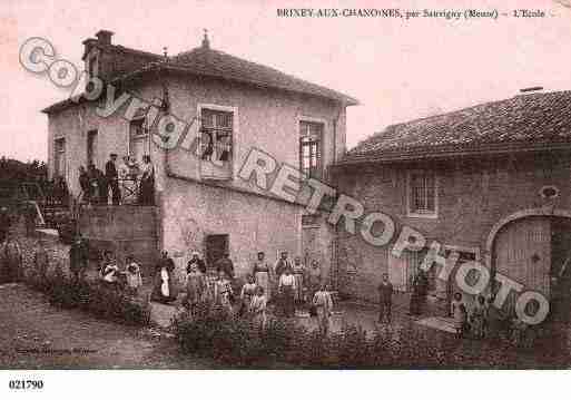 Ville de BRIXEY, carte postale ancienne