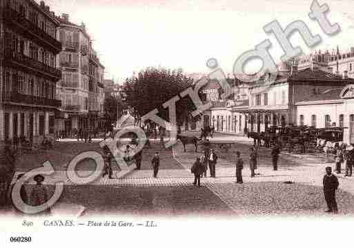 Ville de CANNES, carte postale ancienne