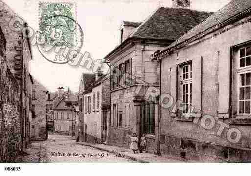 Ville de CERGY, carte postale ancienne