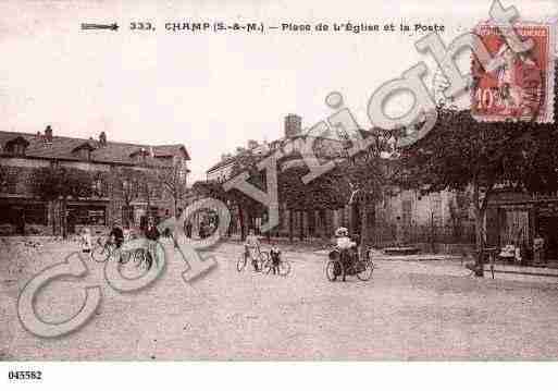 Ville de CHAMPSSURMARNE, carte postale ancienne