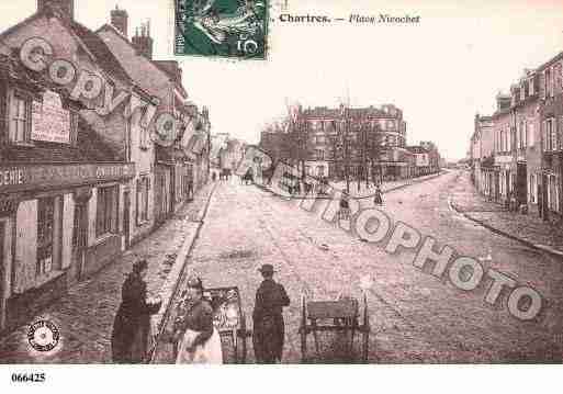 Ville de CHARTRES, carte postale ancienne