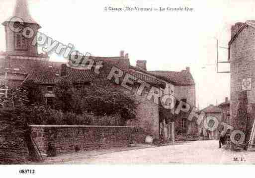 Ville de CIEUXCHARAT, carte postale ancienne