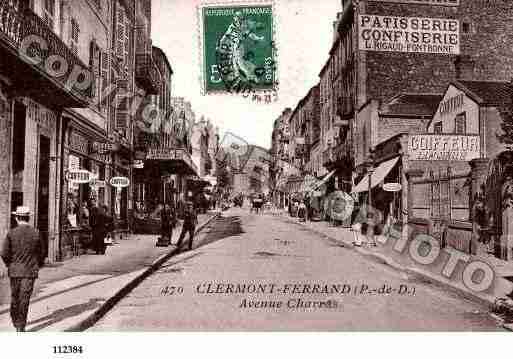 Ville de CLERMONTFERRAND, carte postale ancienne