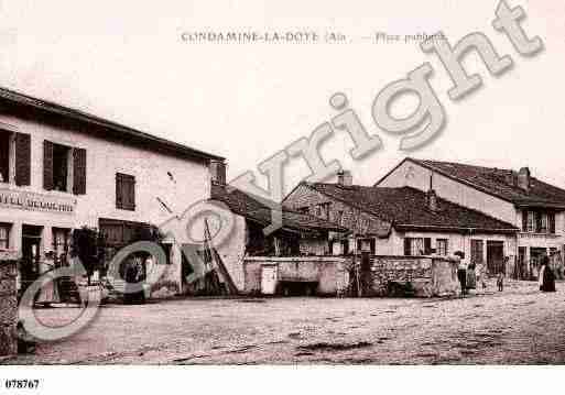 Ville de CONDAMINE, carte postale ancienne