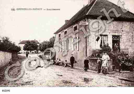 Ville de COURCELLESFREMOY, carte postale ancienne