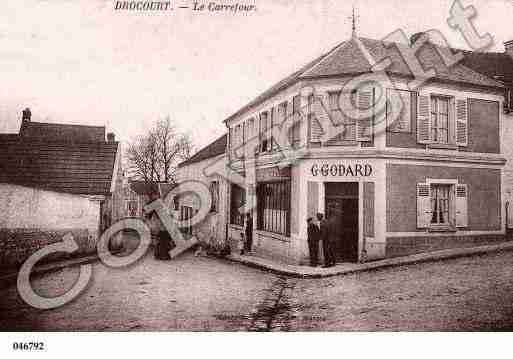 Ville de DROCOURT, carte postale ancienne