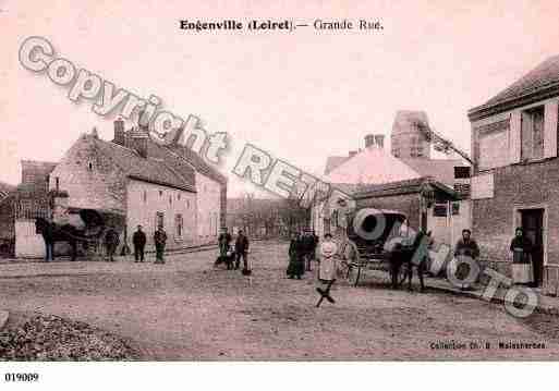 Ville de ENGENVILLE, carte postale ancienne