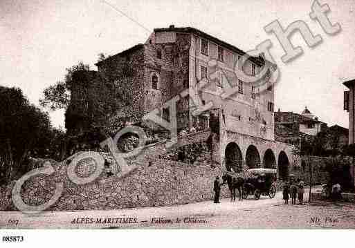 Ville de FALICON, carte postale ancienne