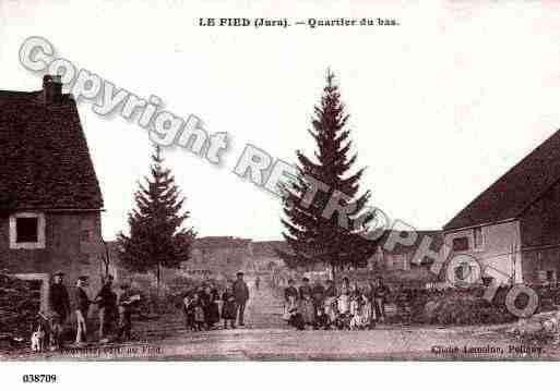 Ville de FIED(LE), carte postale ancienne