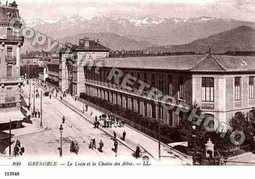 Ville de GRENOBLE, carte postale ancienne