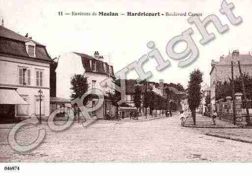 Ville de HARDRICOURT, carte postale ancienne