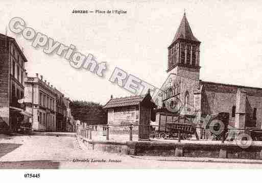 Ville de JONZAC, carte postale ancienne