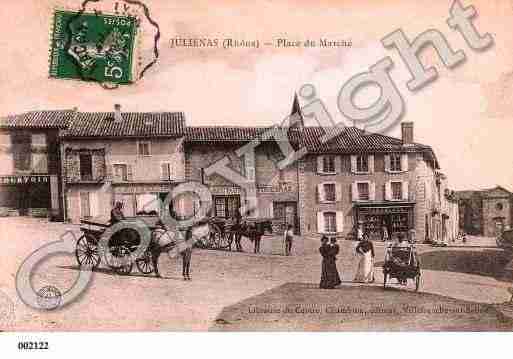 Ville de JULIENAS, carte postale ancienne