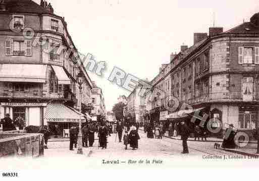 Ville de LAVAL, carte postale ancienne