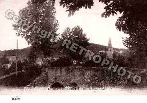 Ville de LAYSAINTCHRISTOPHE, carte postale ancienne