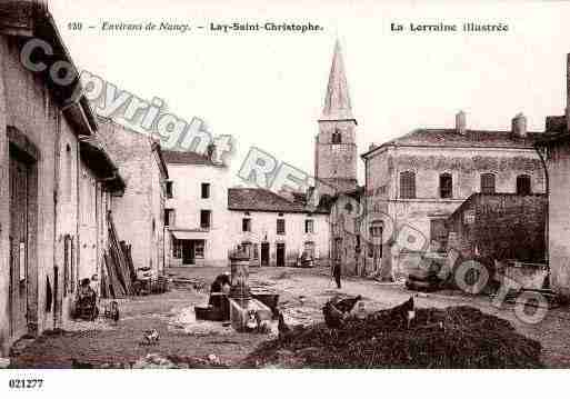 Ville de LAYSAINTCHRISTOPHE, carte postale ancienne