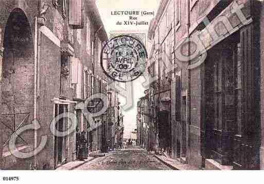 Ville de LECTOURE, carte postale ancienne