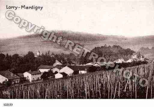 Ville de LORRYMARDIGNY, carte postale ancienne