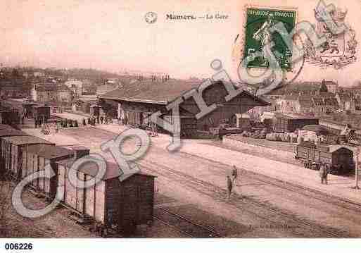 Ville de MAMERS, carte postale ancienne