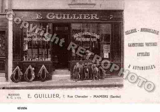 Ville de MAMERS, carte postale ancienne