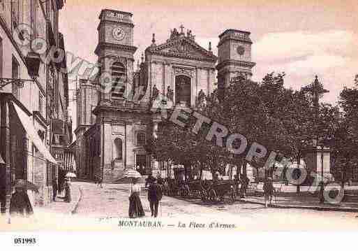 Ville de MONTAUBAN, carte postale ancienne