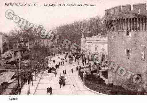 Ville de PERPIGNAN, carte postale ancienne