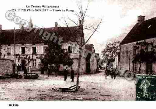 Ville de PEYRATLANONIERE, carte postale ancienne