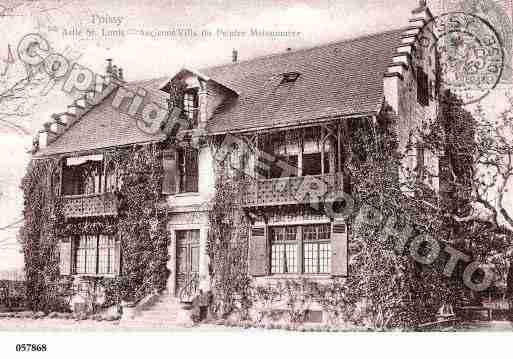 Ville de POISSY, carte postale ancienne