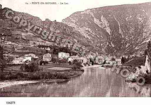 Ville de PONTENROYANS, carte postale ancienne Ville de PONTENROYANS, carte postale ancienne