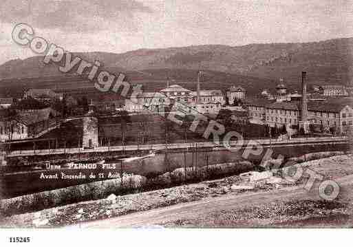 Ville de PONTARLIER, carte postale ancienne