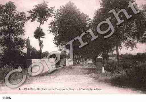 Ville de REYSSOUZE, carte postale ancienne