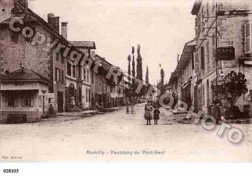 Ville de RUMILLY, carte postale ancienne