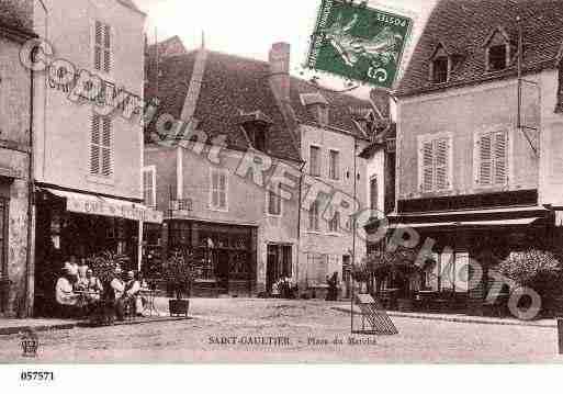 Ville de SAINTGAULTIER, carte postale ancienne