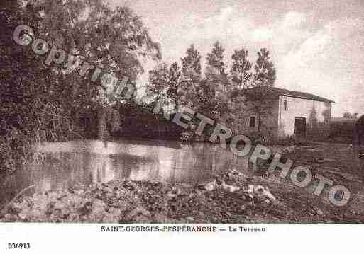 Ville de SAINTGEORGESD\'ESPERANCHE, carte postale ancienne