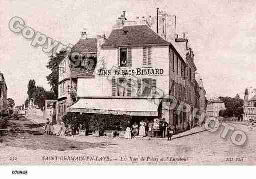 Ville de SAINTGERMAINENLAYE, carte postale ancienne