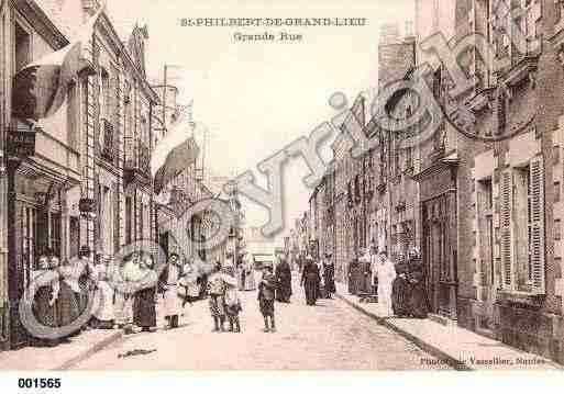 Ville de SAINTPHILBERTDEGRANDLIEU, carte postale ancienne