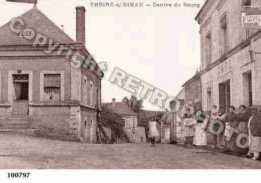 Ville de THOIRESURDINAN, carte postale ancienne