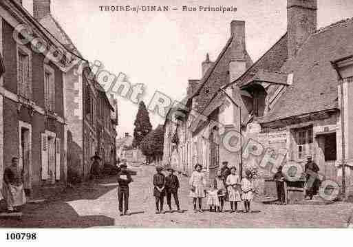 Ville de THOIRESURDINAN, carte postale ancienne